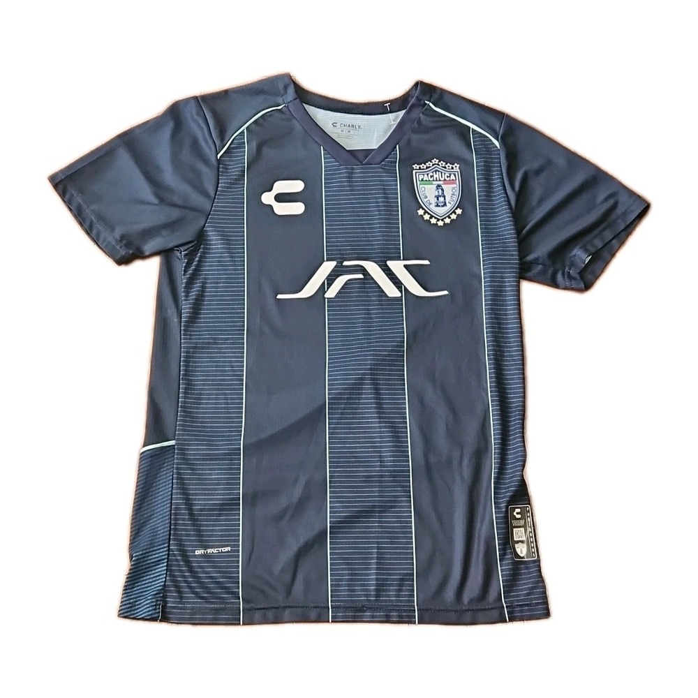 2025 CF Pachuca Club World Cup Away Soccer Jersey Size M Charly Futbol Blue